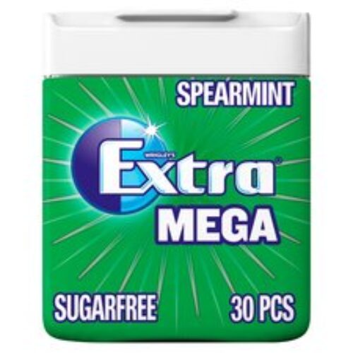 Wrigley’s Extra Mega Spearmint Gum 30 Cubes 66G