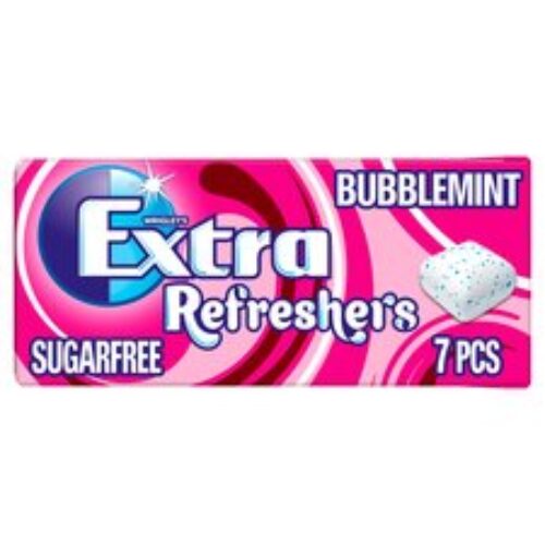 Wrigleys Extra Refresher’s Gum Bubblemint 7Pce