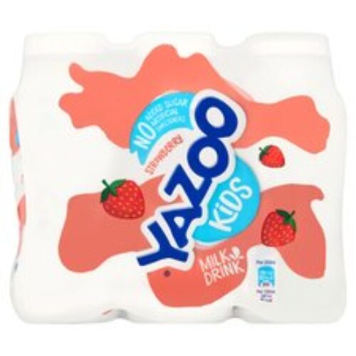 Yazoo No Added Sugar Strawberry 6 X 200 Ml