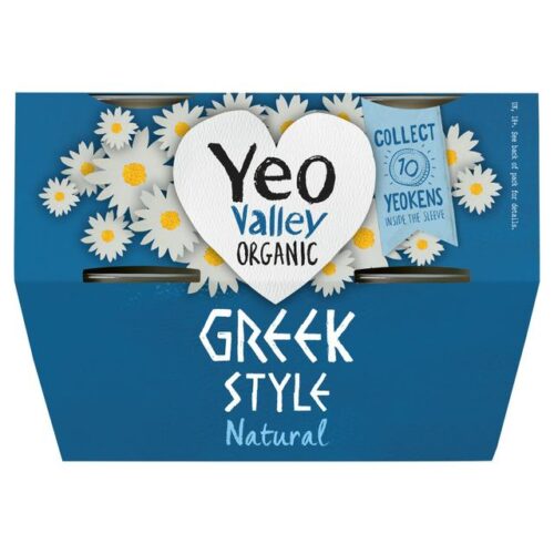 Yeo Valley Greek Style Natural 4 X 120G