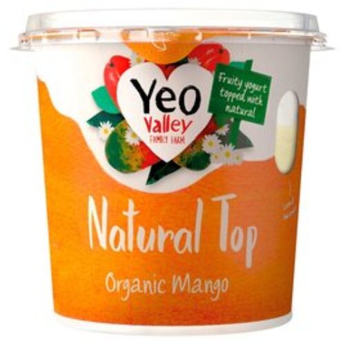 Yeo Valley Natural Top Organic Mango Yogurt 350G