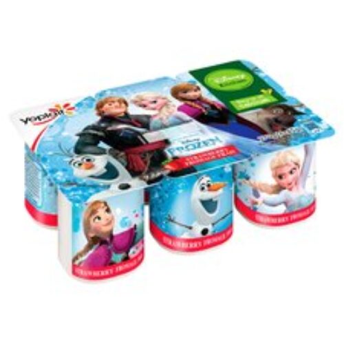 Yoplait Disney Frozen Strawberry Fromage Frais 6X45g