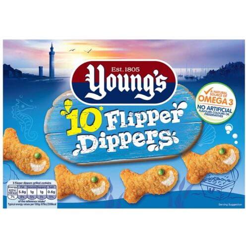 Youngs 10 Flipper Dippers 250G