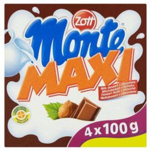 Zott Monte Chocolate & Hazelnut Pudding 400G